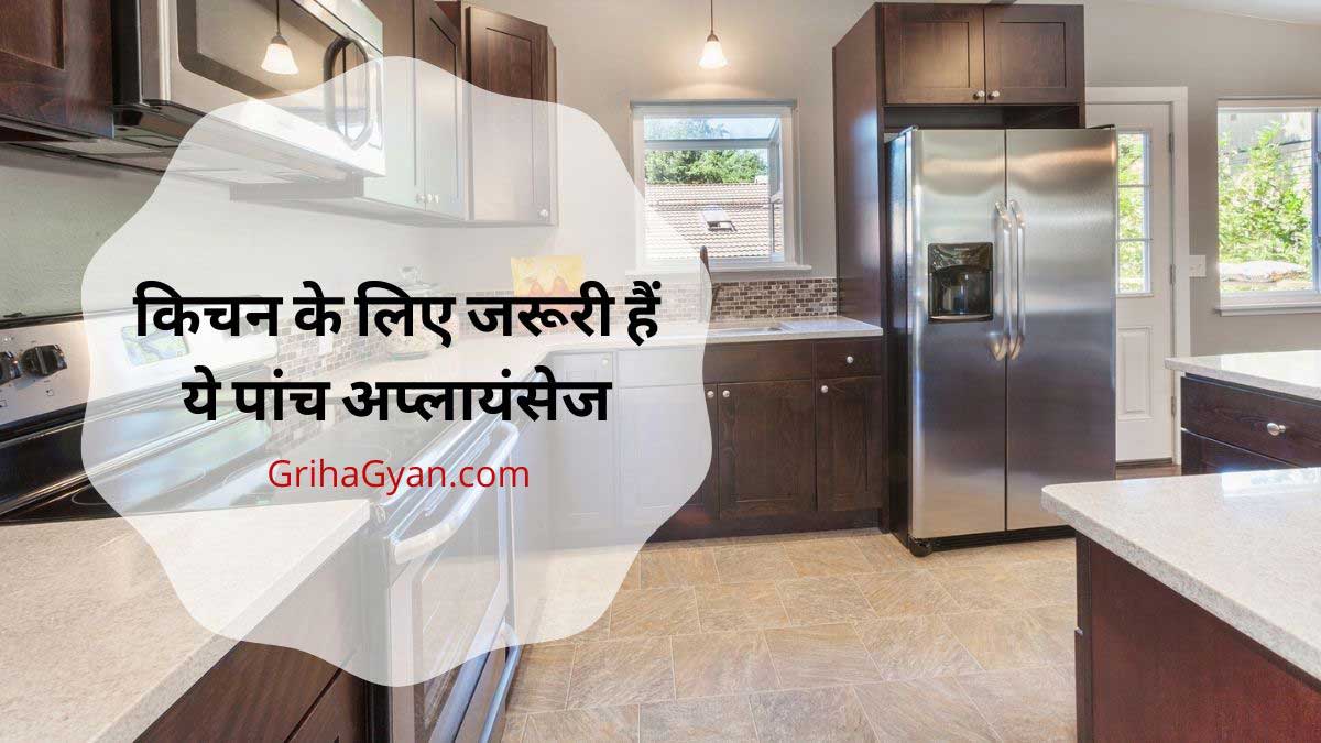 किचन के लिए जरूरी हैं ये पांच अप्लायंसेज (Important Kitchen Appliances)